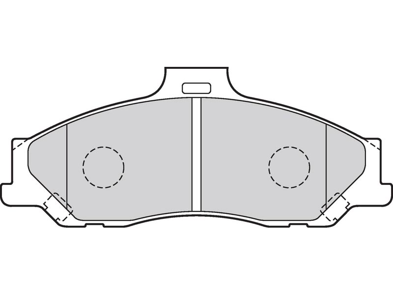Brake pads first Ford ranger 10.98> fr
