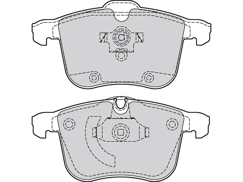 Brake pads first Opel vectra 8.02> fr