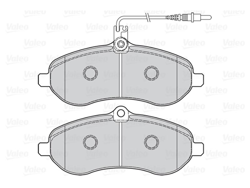 Brake pads first cit jumpy II 01.07> fr