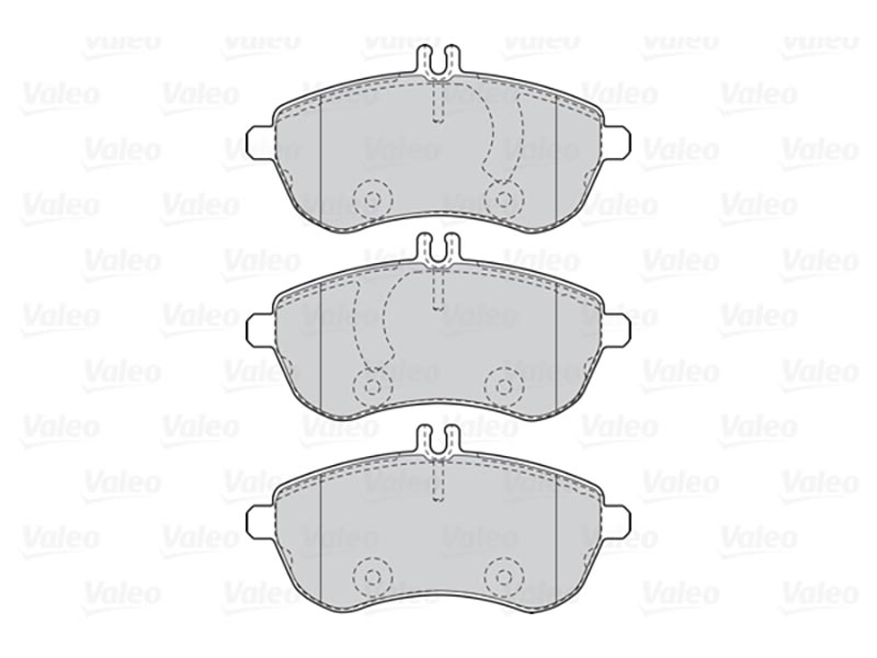 Brake pads first mer c class 01.07>fr
