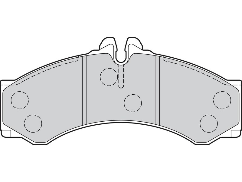 Brake pads first mer sprinter 09/99> rr