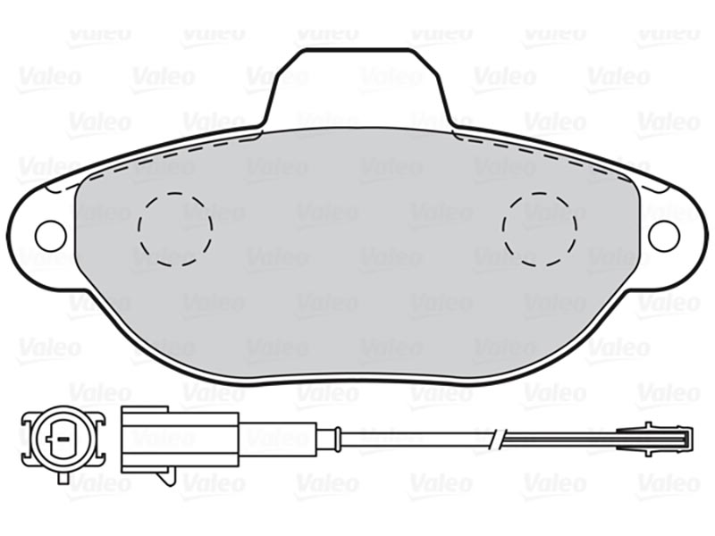 Brake pads first Fiat 500 07.07> fr