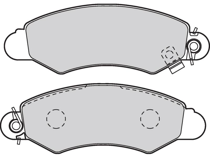 Brake pads first Subaru justy II fr