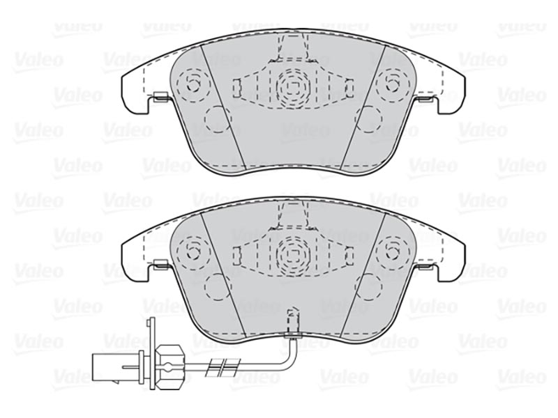 Brake pads first Audi A4 10>07 fr