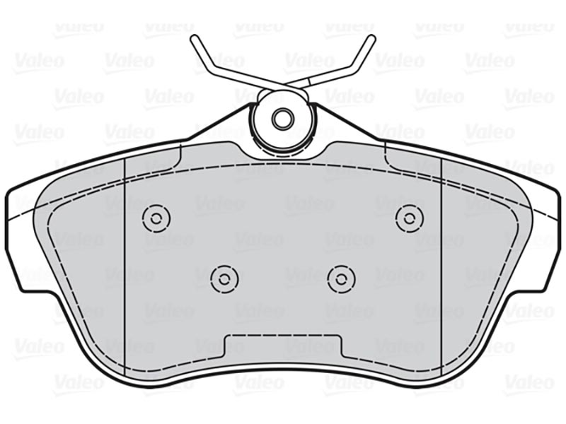 Brake pads first Citroën jumpy 01.07> rr