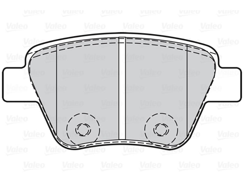 Brake pads first VW Golf 10/08-11/12 rr