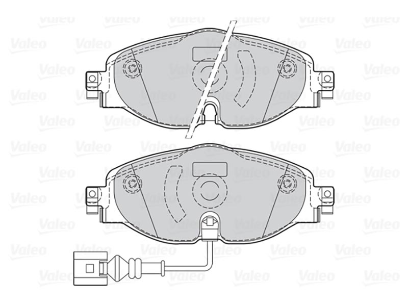 Brake pads first Audi A3 08.12> fr