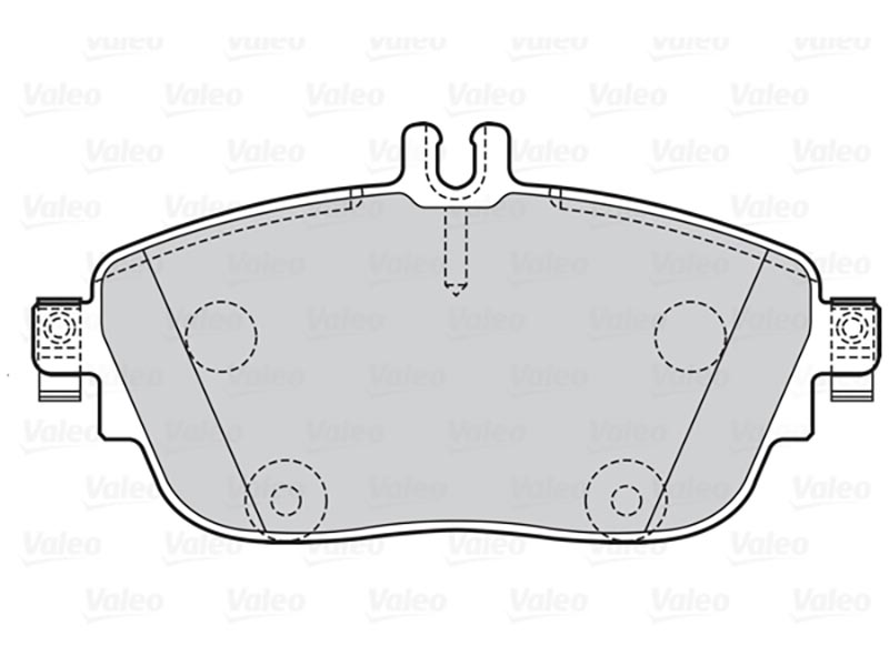 Brake pads first merc A180 06.12> fr