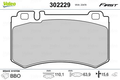 Brake pads first mer class cl 09.02>
