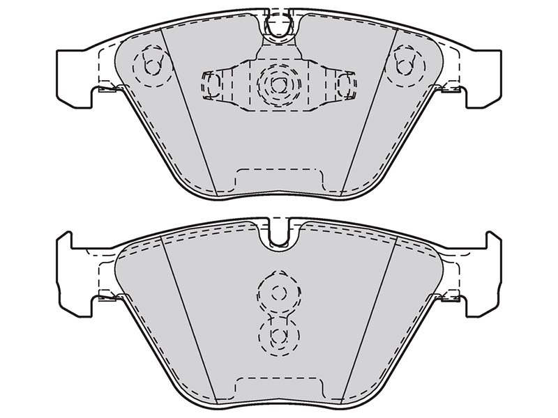 Pastiglie freno first brake pads first BMW 3 series 09.08>