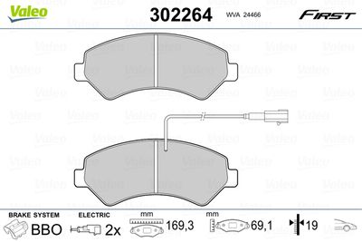 Pastiglie freno first brake pads first Fiat Ducato 05.11>