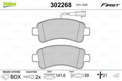 Brake pads first Fiat Ducato 12.15>