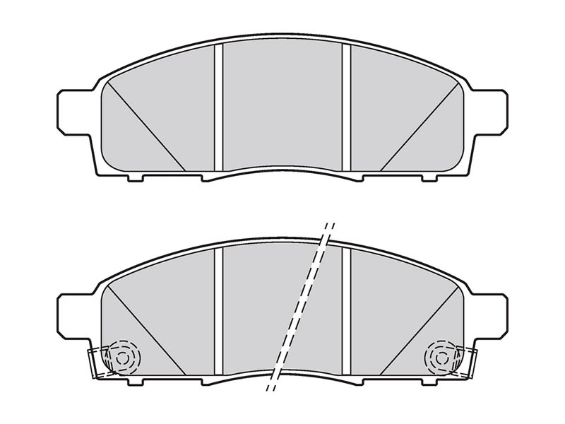 Pastiglie freno first brake pads first niss auto 09.08>