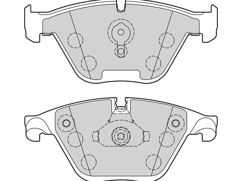 Brake pads first BMW 5 serie 09.11>06.13