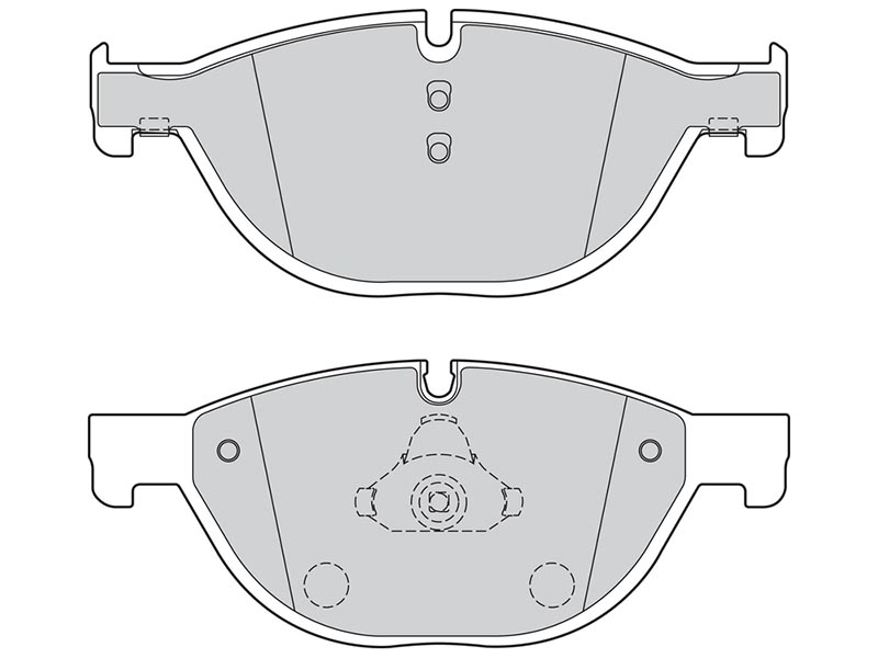 Brake pads first BMW 5 series 07.10>