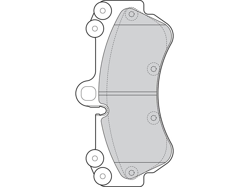 Pastiglie freno first brake pads first VW TOUAREG11.03>11.06