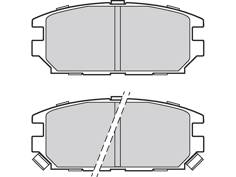 Brake pads first mit space wagon 07.98