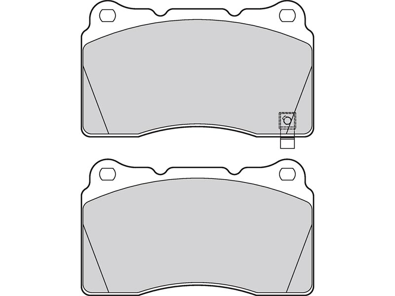 Brake pads first mit lancer 08.05>07.07