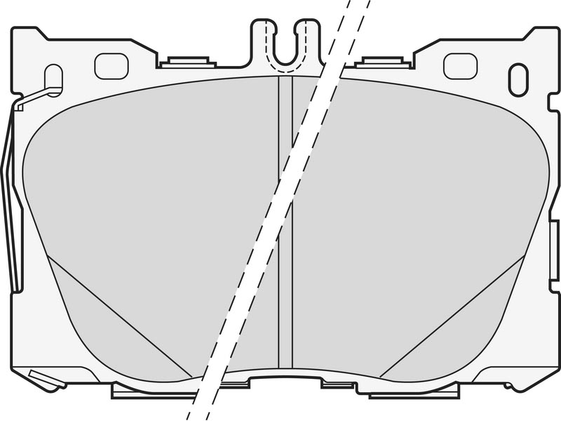 Frenante brake pads first mer class glc 07.15>