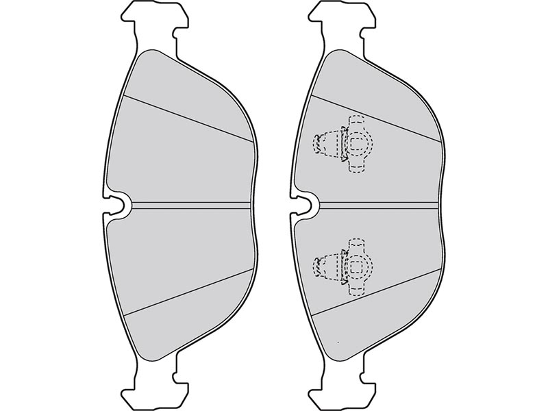 Brake pads first mer clk 06.99>12.03