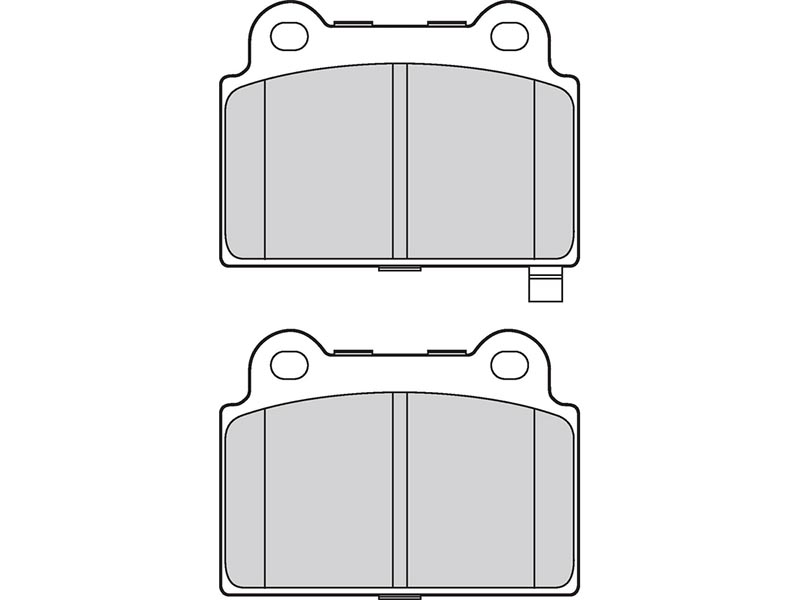 Brake pads first mits lancer 08.07>07.10