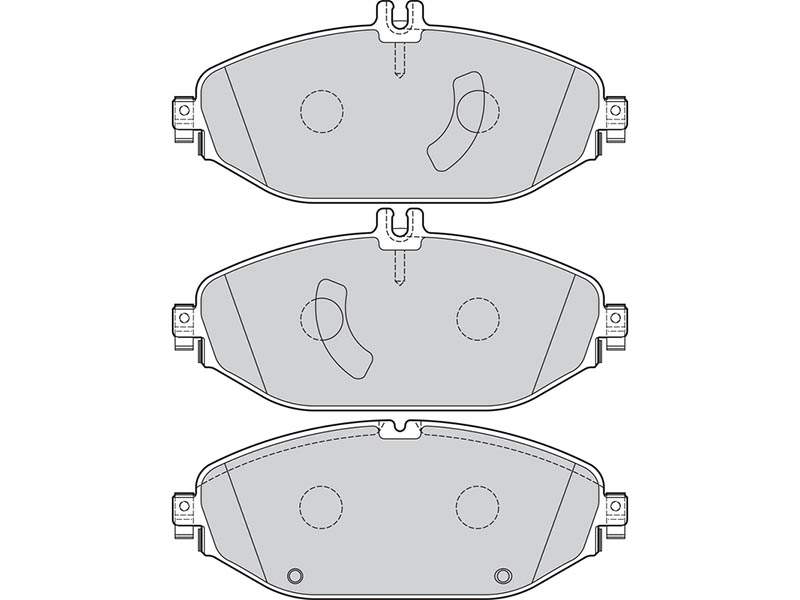 Brake pads first mer classe c 10.14>