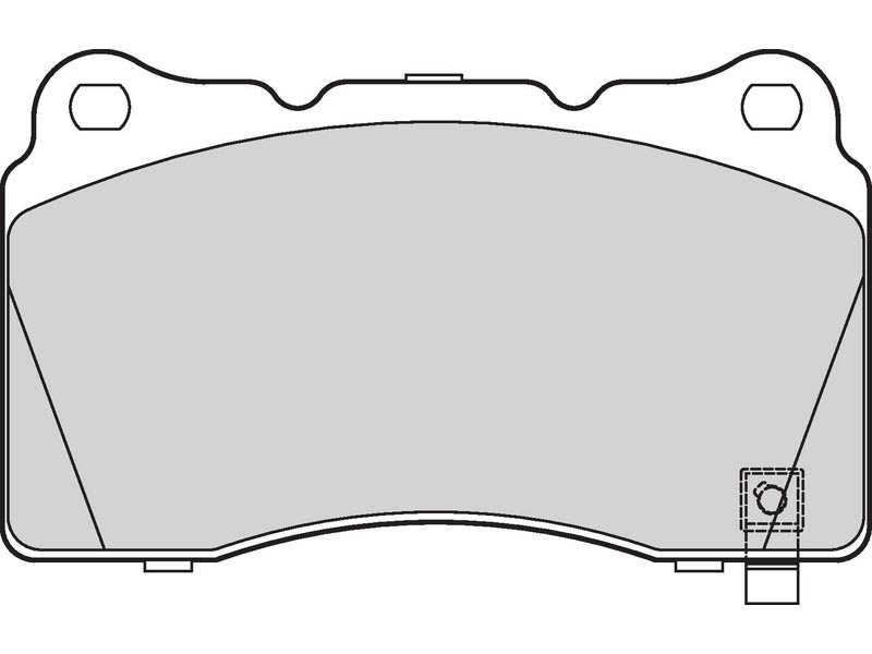 Brake pads first op Astra 12.14>01.16 fr