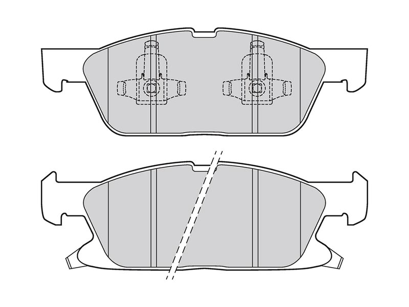 Brake pads first Ford galaxy 05.15> fr