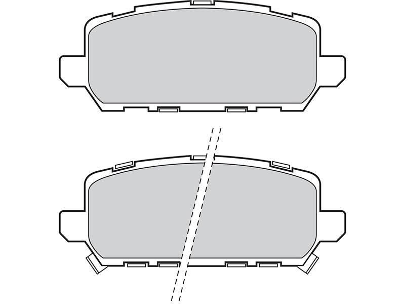 Brake pads first Honda hr-v II 07.15> rr