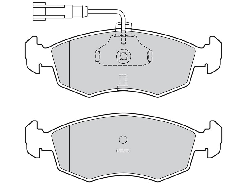Brake pads first Fiat palio 09.97>