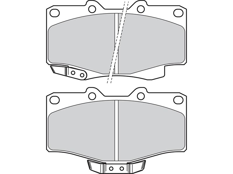 Brake pads first toy lcruiser 04.96>