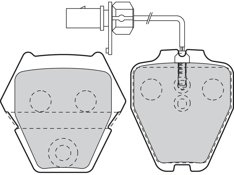 Pastiglie freno first brake pads first VW phaeton 05.04>05.07