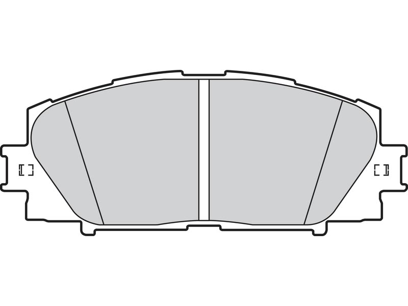 Brake pads first Toyota prius 03.2015>