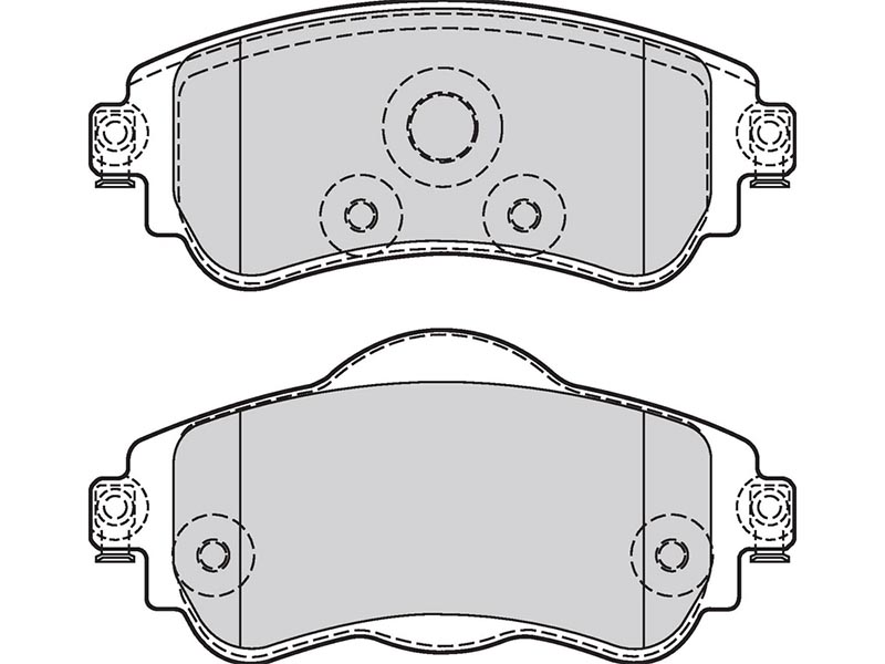 Brake pads first Citroën C4 09.2014>