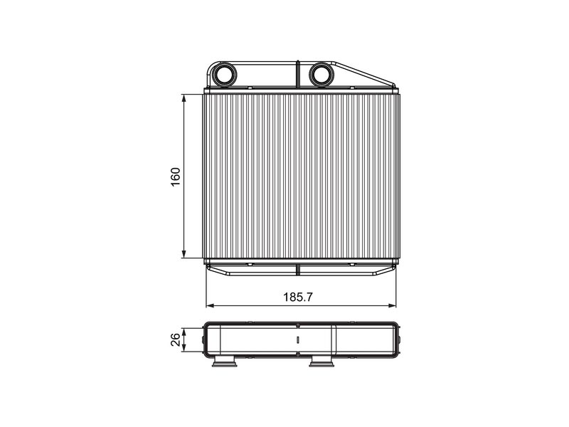 Heater core Fiat grande Punto