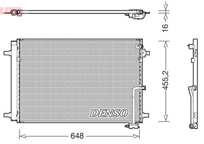 DENSO DCN02042 / Condensatore, Climatizzatore