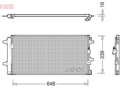 DENSO DCN02043 / Condensatore, Climatizzatore