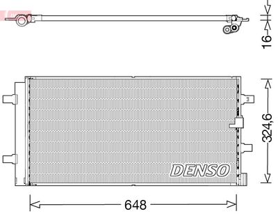 DENSO DCN02044 / Condensatore, Climatizzatore