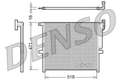 DENSO DCN05001 / Condensatore, Climatizzatore