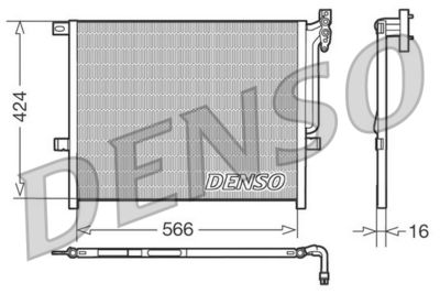 DENSO DCN05004 / Condensatore, Climatizzatore