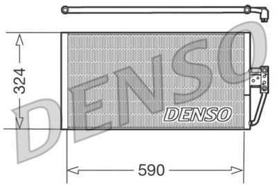 DENSO DCN05006 / Condensatore, Climatizzatore