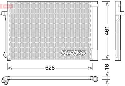 DENSO DCN05013 / Condensatore, Climatizzatore