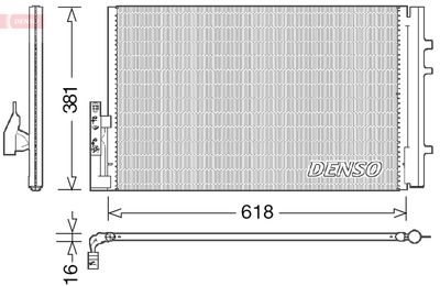DENSO DCN05014 / Condensatore, Climatizzatore