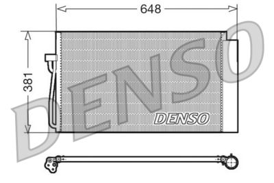 DENSO DCN05017 / Condensatore, Climatizzatore