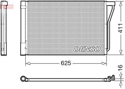 DENSO DCN05022 / Condensatore, Climatizzatore
