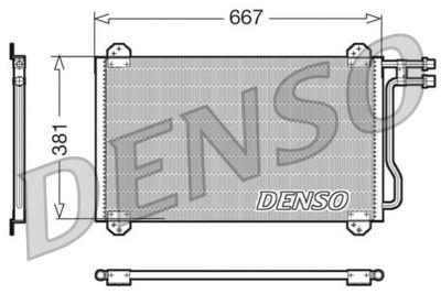 DENSO DCN17055 / Condensatore, Climatizzatore