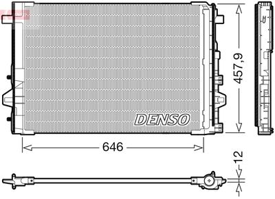 DENSO DCN17059 / Condensatore, Climatizzatore