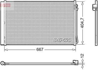 DENSO DCN17062 / Condensatore, Climatizzatore