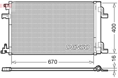 DENSO DCN20002 / Condensatore, Climatizzatore