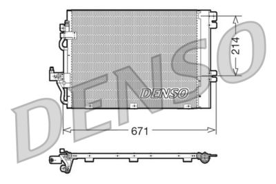 DENSO DCN20009 / Condensatore, Climatizzatore